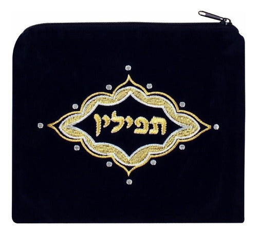 Bolsa Saco De Tefilin De Veludo - Importado De Israel