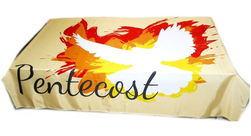 Toalha Forro De Decoração Mesa De Jantar Pentecostes