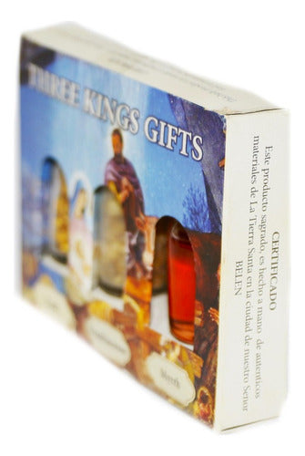 Kit 3 Elementos Terra Santa Ouro, Mirra.. Importado Israel