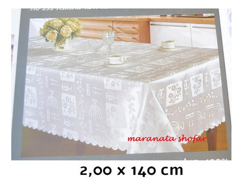 Toalha Forro De Decoração Para Para Shabat - Imp. De Israel