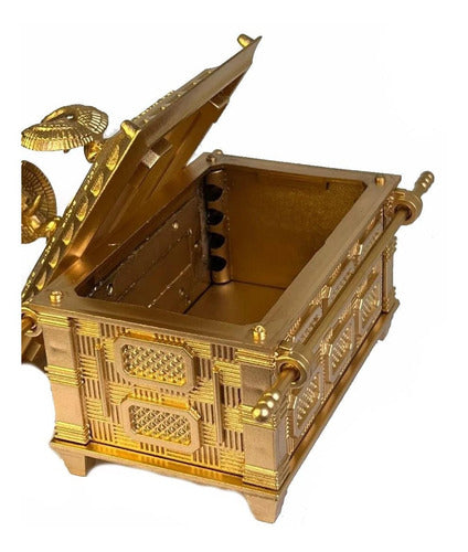 Arca Da Aliança Grande Dourada 18cm