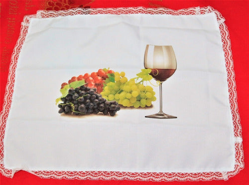 Kit 4 Peças De Toalhas De Decoração Para Santa Ceia 2 Metros