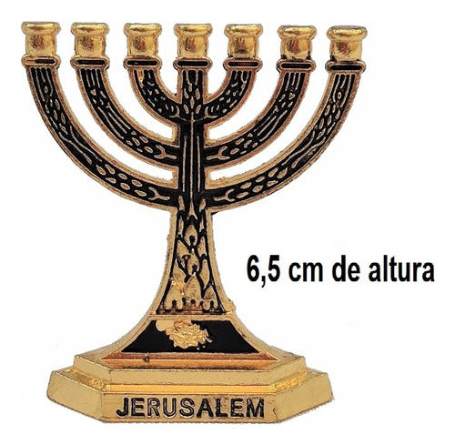 Candelabro Sete Pontas - Menorá - Original De Israel