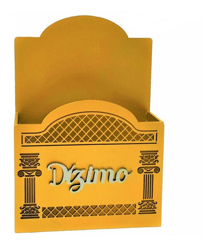 Gazofilácio Dízimos E Ofertas Igreja Em Mdf + Porta Envelope