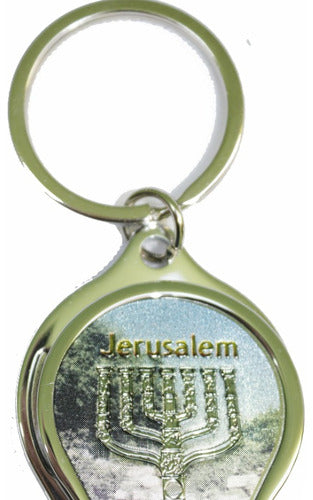 Chaveiro Cortador De Unha De Israel - Desenho Jerusalém