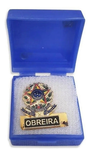 Botton Broche Para Obreira #