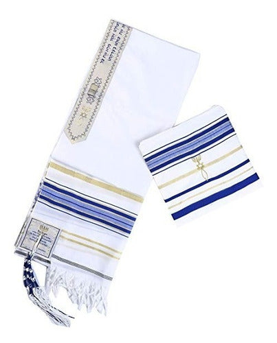 Talit Messiânico Grande De Israel Com Pequenos Defeitos