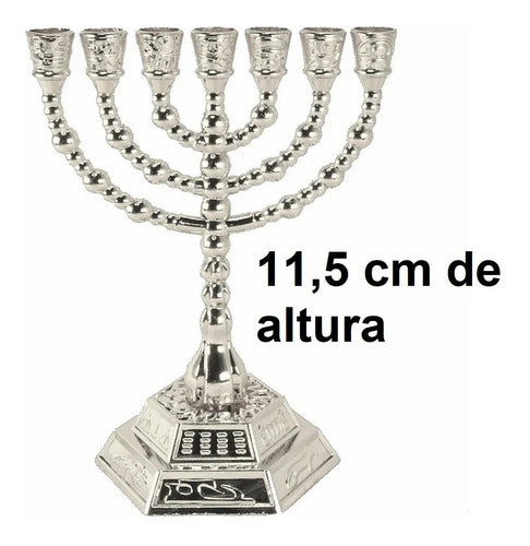 Candelabro Sete Pontas - Menora - 12 Tribos - De Israel