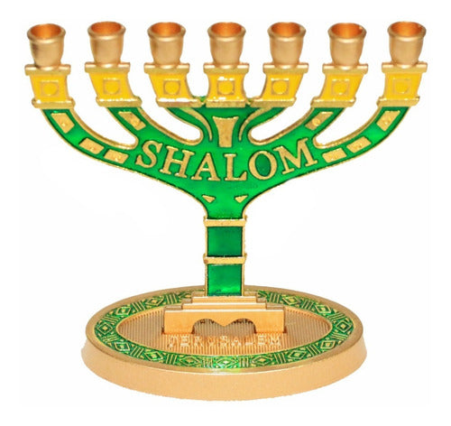 Candelabro / Menorá Sete Pontas Pequena - De Israel