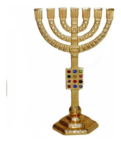 Candelabro Sete Pontas - Menora - Original De Israel
