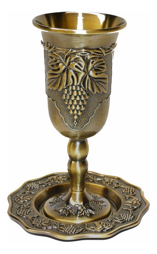 Copo - Taça De Santa Ceia Prata Kidush - Direto De Israel