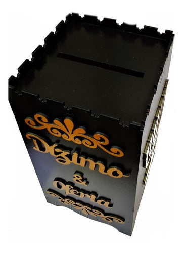 Gazofilácio Dízimos E Ofertas Igreja Em Mdf + Porta Envelope