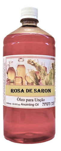 Óleo De Rosa De Saron - Ess. Import. 1lt Melhor Qualidade