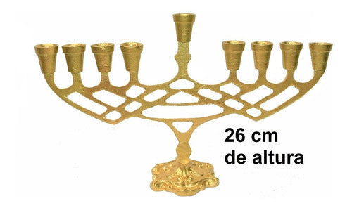 Candelabro 9 Velas - Menorá - Hanukkah Chanukiá