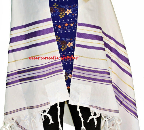 Talit Messiânico Gadol Grande - De Israel