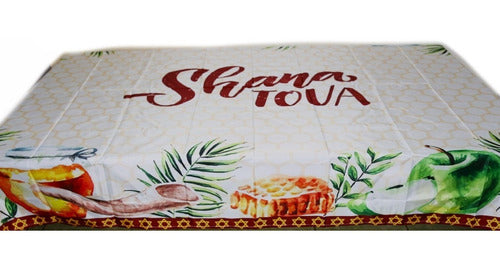 Toalha Forro De Decoração Judaico Mesa De Jantar Shaná Tova