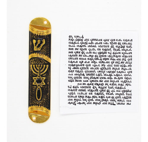 Mezuzá Judaico Luxo + Pergaminho - Importada De Israel