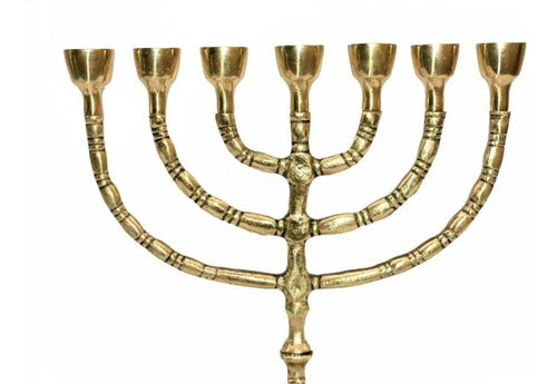 Candelabro Sete Pontas - Menorah Grande