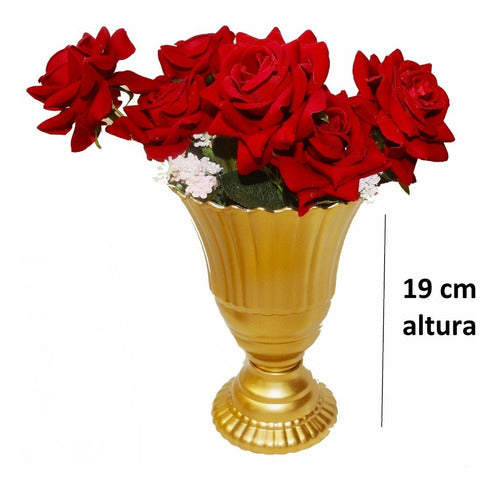 Vaso De Decoração Flores Mesa De Santa Ceia Casa Igreja