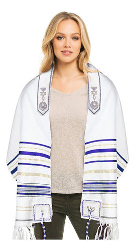 Talit Ortodoxo- Importado De Israel Com Pequenos Defeitos