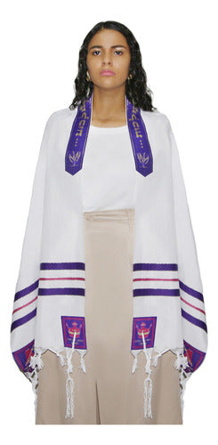 Talit Especial Rainha Ester - Importado De Israel