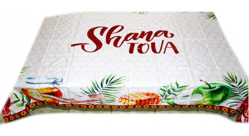 Toalha Forro De Decoração Judaico Mesa De Jantar Shaná Tova