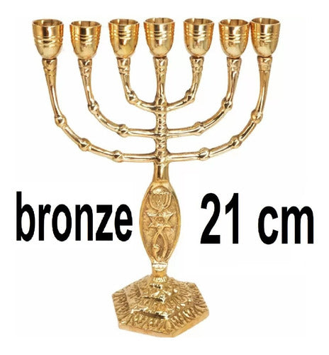 Candelabro / Menorá Simbolo Messiânico - De Israel 2