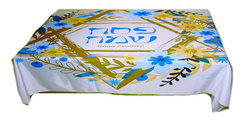 Toalha Forro De Decoração Judaico Mesa De Jantar Branca