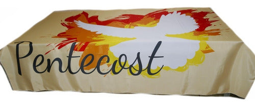 Toalha Forro De Decoração Mesa De Jantar Pentecostes