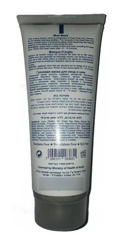 Máscara Argila Lama Facial Do Mar Morto - De Israel - 100ml