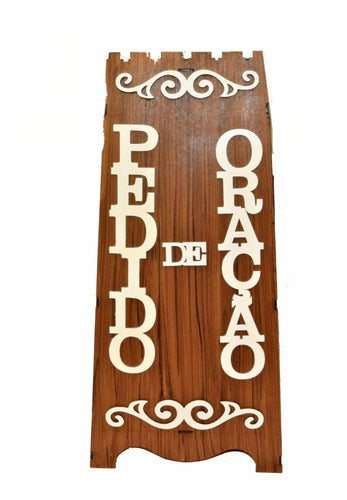Gazofilácio Pedidos De Oração Igreja Grande Em Mdf
