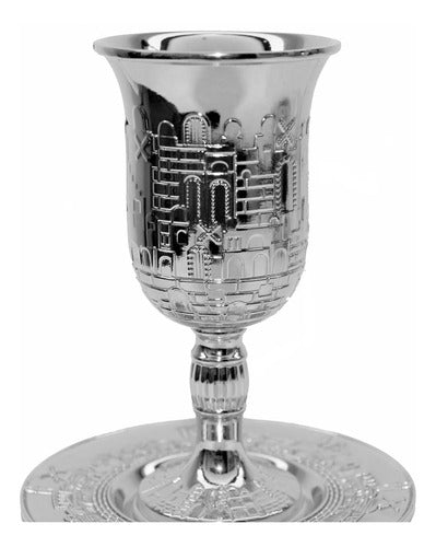 Copo - Taça De Santa Ceia Prata Kidush - Direto De Israel