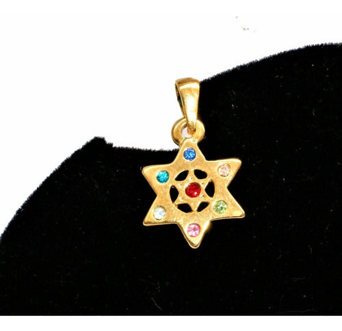 Pingente Estrela De Davi Dourado - Direito De Israel #3