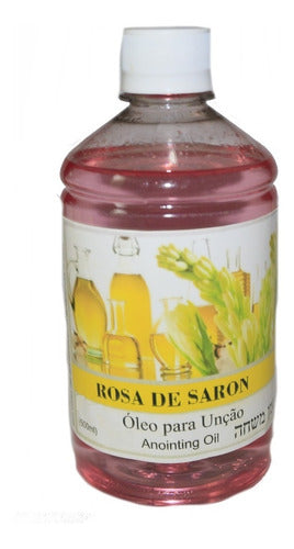 Óleo De Rosa De Saron - Ess. Import. 500ml Melhor Qualidade