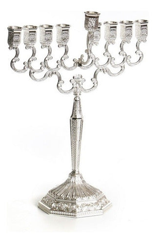 Candelabro 9 Velas - Menorá - Hanukkah Chanukiá De Israel