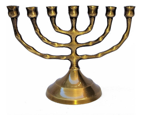 Menorah Candelabro Jerusalém Pequeno