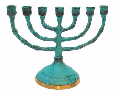 Menorah Candelabro Jerusalém Pequeno