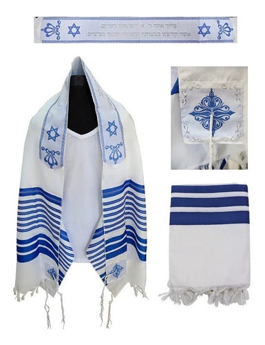 Talit Grande Gadol De Israel Com Pequenos Defeitos