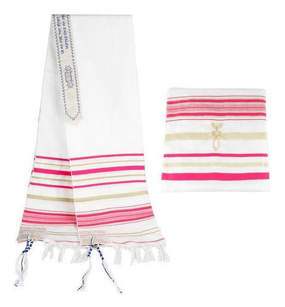 Talit Messiânico Original De Israel Com Pequenos Defeitos