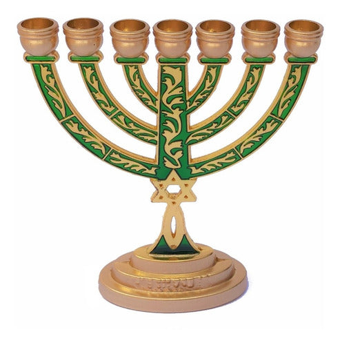 Candelabro / Menorá Simbolo Messiânico - 10cm - De Israel