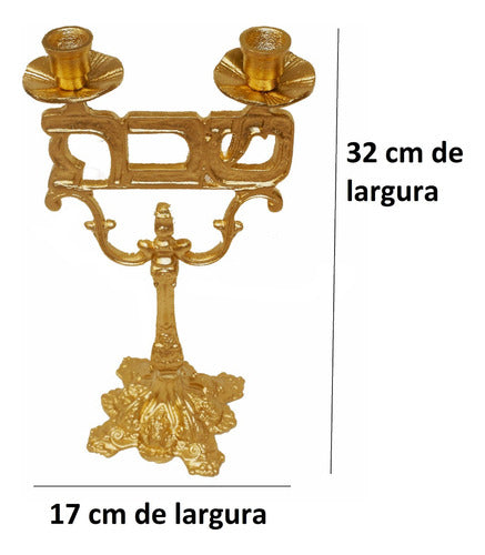 Castiçal Para 2 Vela Suporte De Vela Castiçais Para Shabat