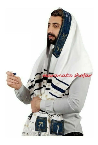 Talit Ortodoxo- Importado De Israel Com Pequenos Defeitos