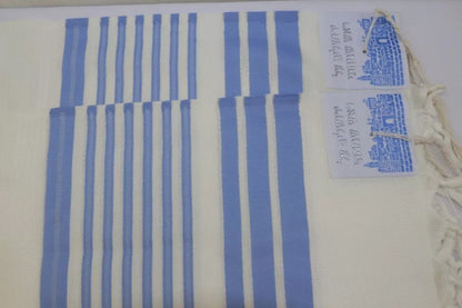 Talit Gadol Jumbo Azul 130x180 Cm - Importado De Israel