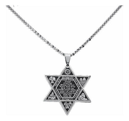 Gargantilha/colar/corrente Com Pingente Estrela De Davi !!!