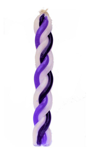 Vela Para Havdalá De Parafina Com Três Cores Kosher