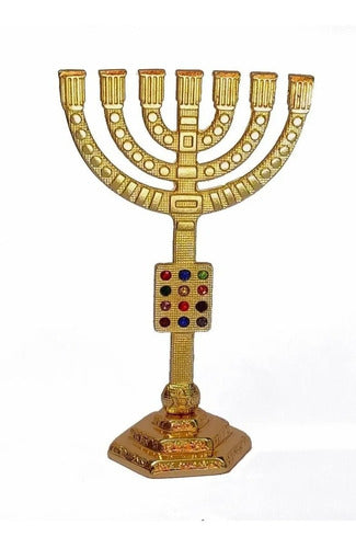 Candelabro Sete Pontas - Menora - Original De Israel