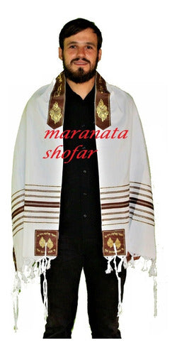 Talit Especial Profeta Eliseu - Importado De Israel