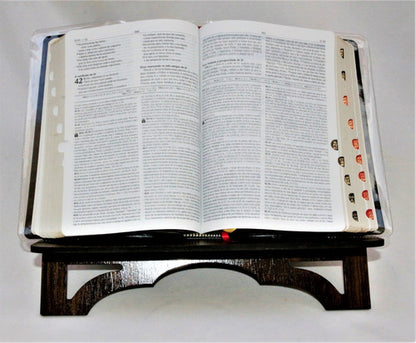 Suporte De Bíblia Madeira Grande Mdf Com Cruz