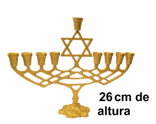Candelabro 9 Velas - Menorá - Hanukkah Chanukiá