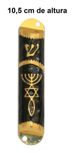 Mezuzá Judaico Luxo + Pergaminho - Importada De Israel